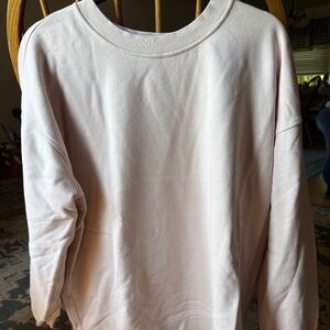 LULULEMON Perfectly Oversized Crew Sweatshirt, Feather Pink, size 10